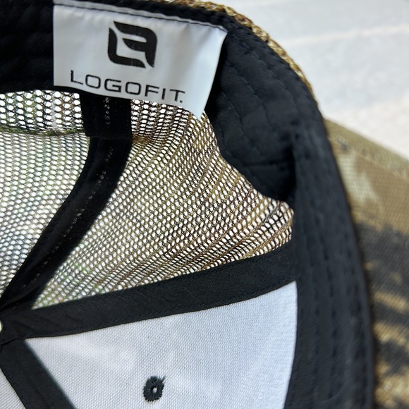 Eagle Excavation Inc Camo Mesh Trucker Hat SnapBack Cap - Picture 10 of 11